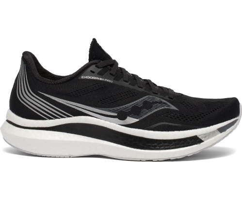 Tenis Saucony Endorphin Pro Hombre Zapatos Neutrales Negras / Plateadas México MX-137-LV